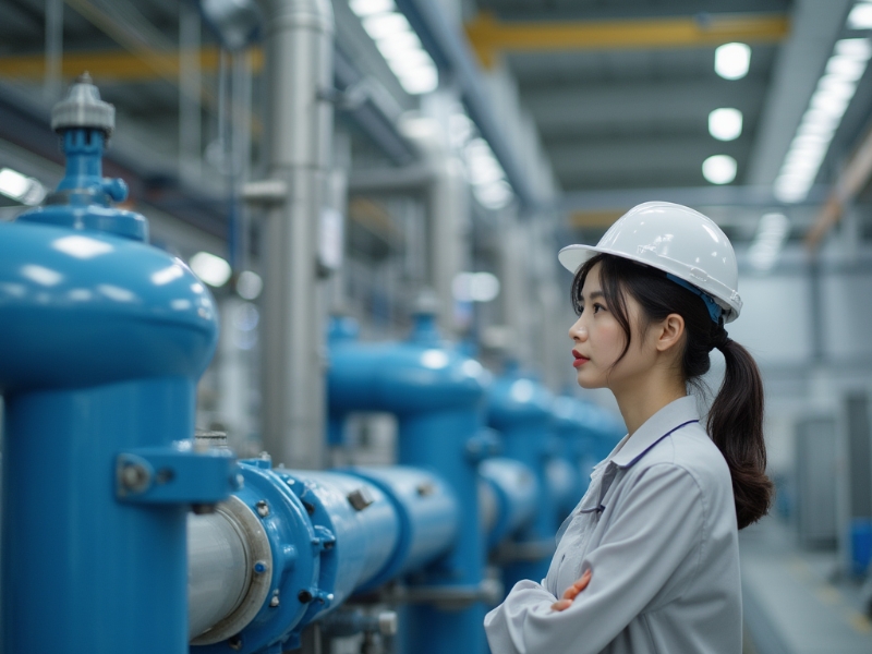 大型工業(yè)水處理系統(tǒng)現(xiàn)場