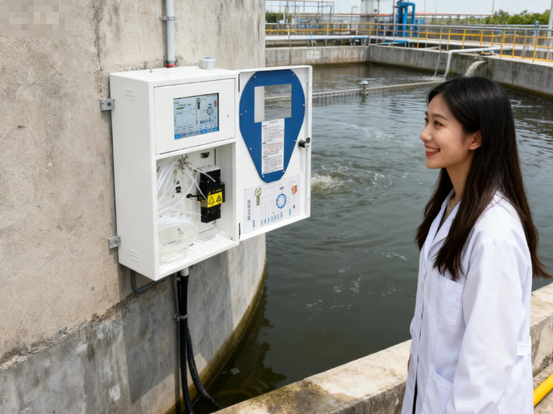污水處理廠水質在線監測設備工作中 污水處理廠水質在線監測設備工作中