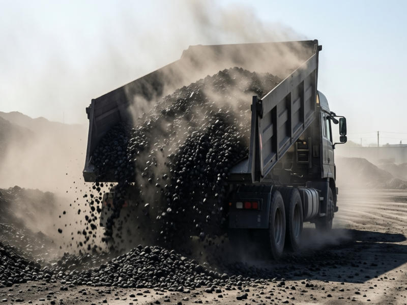 煤炭裝卸產(chǎn)生大量揚塵